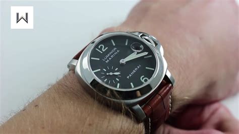 Replica Panerai Luminor Marina PAM 048 Stainless Steel Watch 